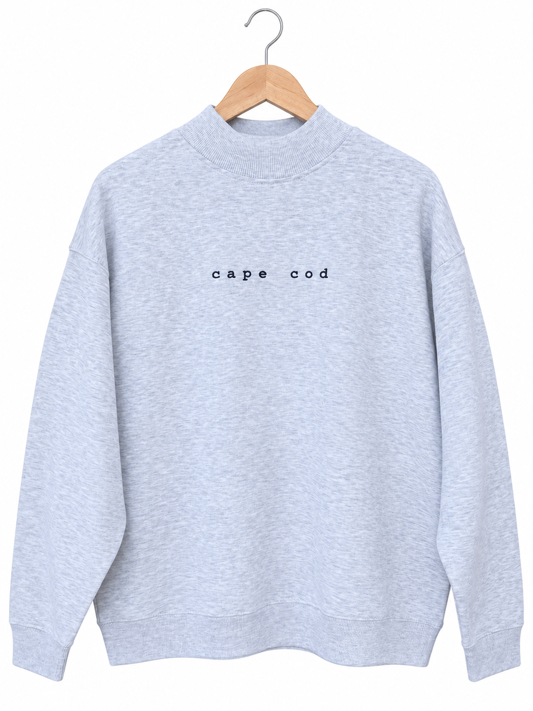 Mock Neck Small Emroidery - Cape Cod