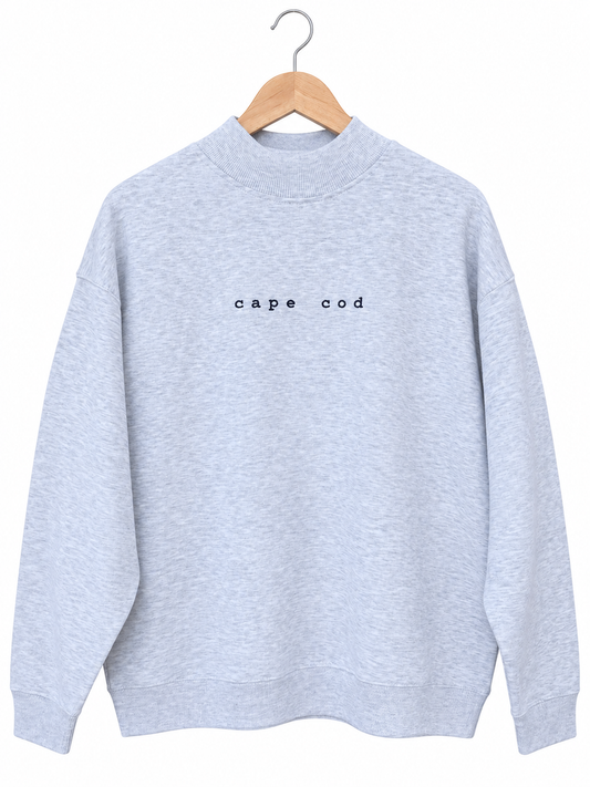 Mock Neck Small Emroidery - Cape Cod
