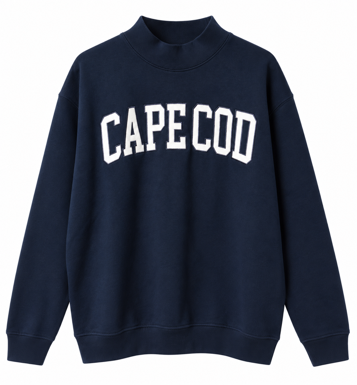 Spirit Cape Cod Applique Mock Neck
